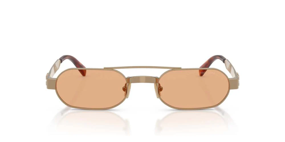 Gold Rectangle Sunglasses