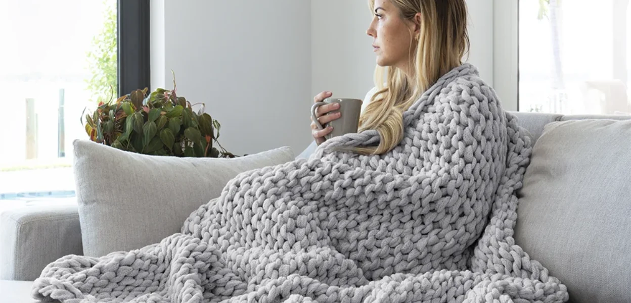 linens and hutch Chunky Knit Comforter
