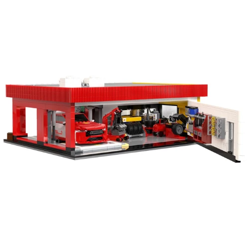 CaDA Bricks Shell Service Station